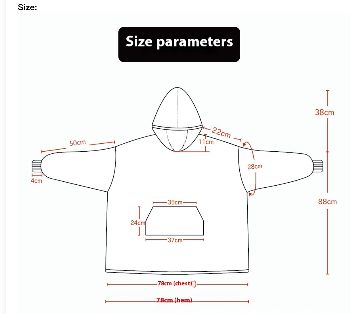 Mellowo™ Wearable Blanket Hoodie